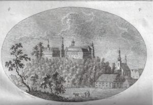 Widok zamku od płd. zach.