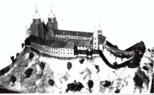 rekonstrukcja barokowej bryły zamku wykonana przez