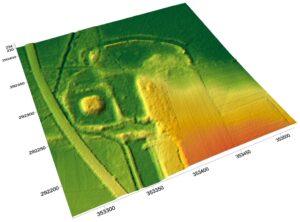 BŁOTNICA, cieniowany model reliefu stanowiska