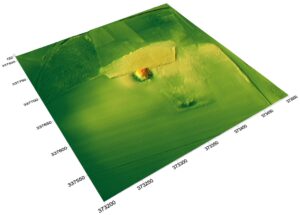 BRZEZIMIERZ, cieniowany model reliefu otoczenia stanowiska