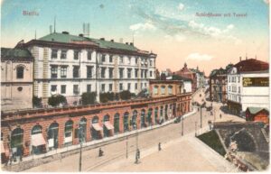 BIELSKO-BIAŁA, zamek ok. 1910 r. (pocztówka zb. P. Siemko)