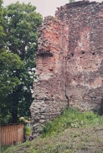 BORÓW POLSKI, widok na N narożnik gotyckiego domu (fot. D. Nowakowski)