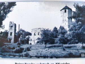 OTMĘT, ruiny zamku – stan ok. 1960 r. (KZSVII/6)