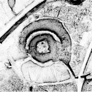 LUBNÓW, sky view factor (stopień widoczności nieba) stanowiska na podstawie numerycznego modelu terenu