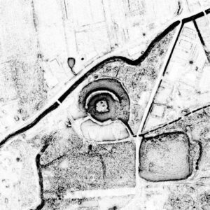 LUBNÓW, sky view factor (stopień widoczności nieba) otoczenia stanowiska na podstawie numerycznego modelu