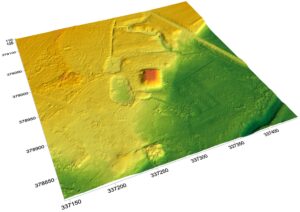 POGALEWO, cieniowany model reliefu otoczenia