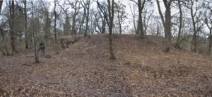 POGALEWO MAŁE, współczesny widok kopca od stron SW (fot. D. Nowakowski)