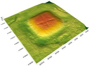 RYCZEŃ, cieniowany model reliefu stanowiska