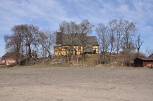 STARY LUBIN, współczesny widok założenia obronnego od strony S (fot. D. Nowakowski)
