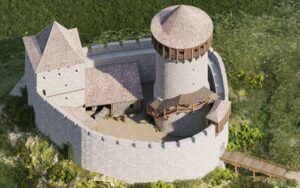 BARDO, zamek na Górze Kalwarii na modelu cyfrowym studentów Wydziału Architektury Politechniki Wrocławskiej (B. Całko, M. Ambroszko, M. Grzywaczewski)