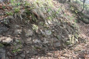 BARDO, st. 3, oblicowanie wału podzamcza, 2010 (fot. A. Boguszewicz)