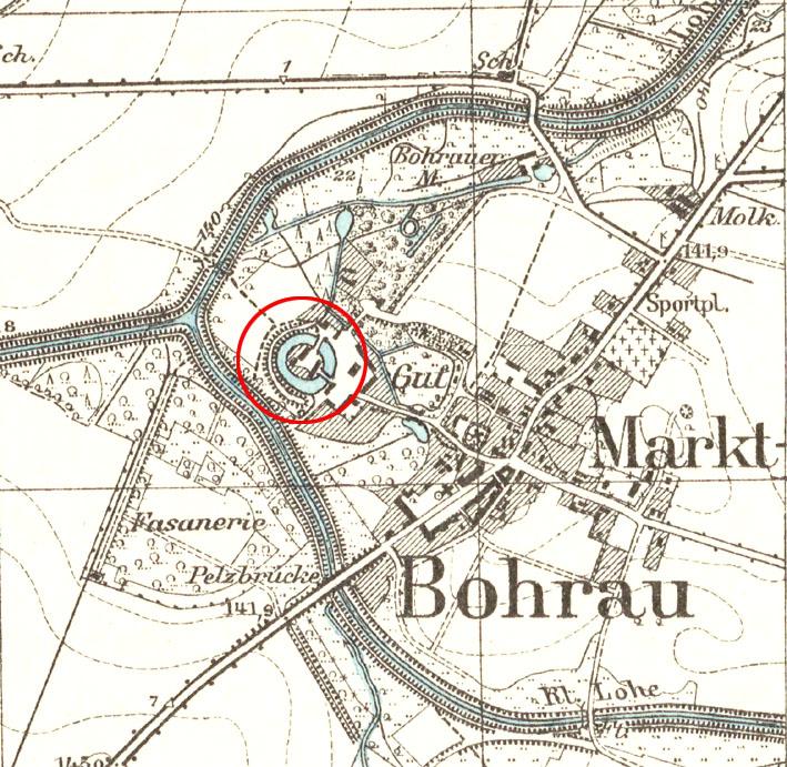 Messtischblatt Borow