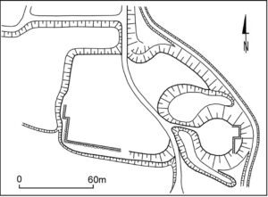 KRĘSKO, schematyczny plan obiektu (archiwum WUOZ Wrocław)
