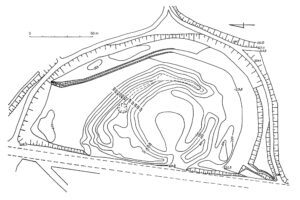 Chałupki plan założenia obronnego.