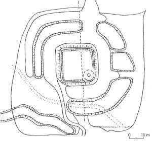 Czarny Bór plan ze skalą