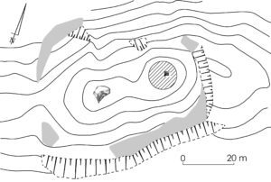 GRODZISZCZE (Zamkowa), plan obiektu