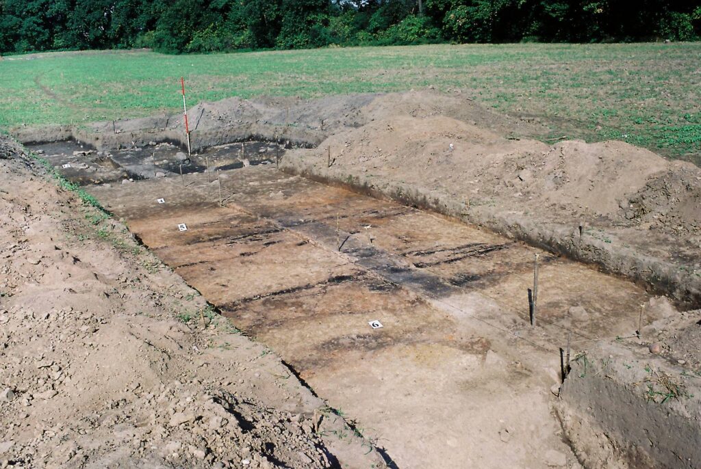 GRODZISZCZE, relikty wału grodu z okresu przedpiastowskiego (fot. A. Boguszewicz, Katalog Zamków i Dworów Obronnych Śląska [https://zamki.pwr.edu.pl/]. Licencja: CC BY-NC 4.0 [https://creativecommons.org/licenses/by-nc/4.0/])