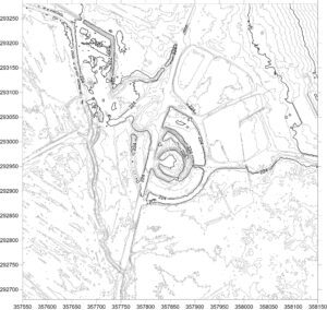 CHAŁUPKI, plan warstwicowy stanowiska