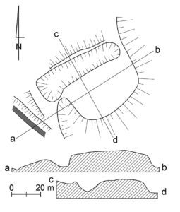 Wilków, plan założenia obronnego