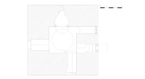 CHOCIANÓW, rzut urządzeń wieży, 2005 (fot. A. Boguszewicz, Katalog Zamków i Dworów Obronnych Śląska [https://zamki.pwr.edu.pl/]. Licencja: CC BY-NC 4.0 [https://creativecommons.org/licenses/by-nc/4.0/])