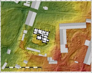 PASTUCHÓW, położenie dworu na Mestischblattt, ark. Striegau wyd. w 1932 r. (opr. P.Błoniewski)