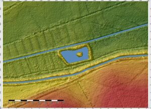 SZCZEPANÓW, dwór dolny na NMT (opr. Piotr Błoniewski, Katalog Zamków i Dworów Obronnych Śląska [https://zamki.pwr.edu.pl/]. Licencja: CC BY-NC 4.0 [https://creativecommons.org/licenses/by-nc/4.0/])