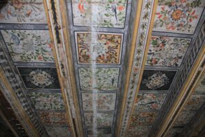 PIOTROWICE NYSKIE, strop na izbą reprezentacyjną na I piętrze (fot. A Gryglewska)