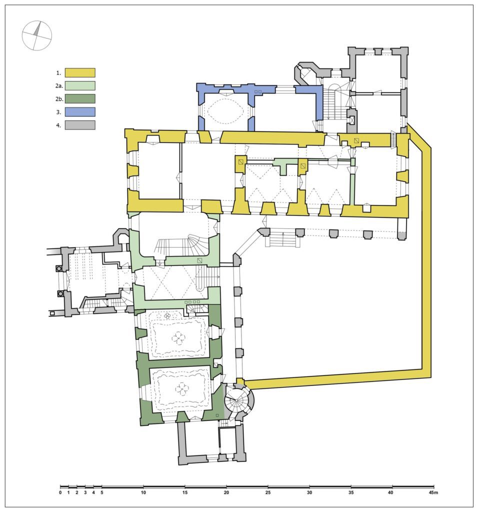ROGÓW SOBÓCKI, rzut przyziemia zamku (z