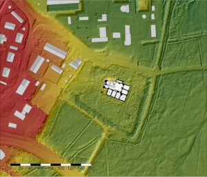 KAMIENNA GÓRA-GRODZTWO, położenie dworu na Mtbl, ark. 5262, Landeshut, wyd. ca_1937 (oprac. P. Błoniewski)