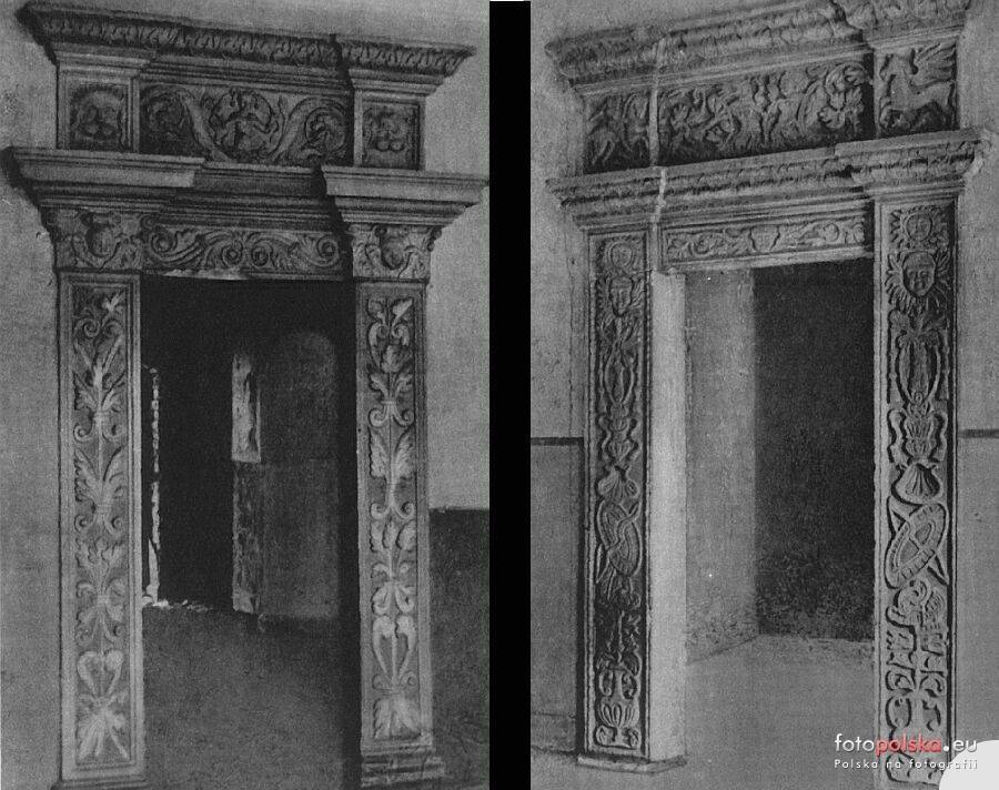 KAMIENNA GÓRA-GRODZTWO, Portale wewnętrzne (za Guerquin 1957, s. 219, il. 222)