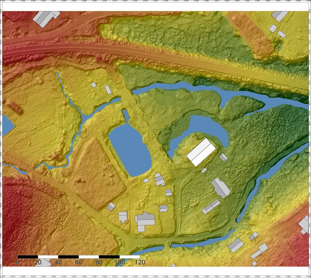 WAŁBRZYCH-LUBIECHÓW, okolica wokół nowożytnego spichlerza