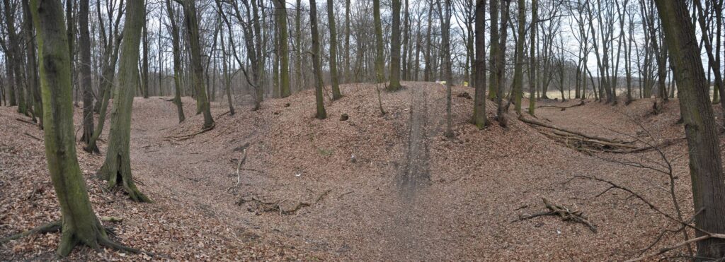 GAJKÓW, widok grodziska stożkowatego od strony południowej (fot. D. Nowakowski)