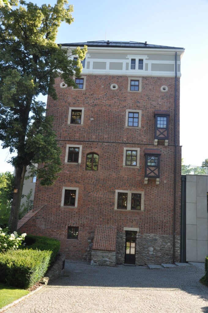 ŚLĘZA-LASOWO, widok północnej elewacji wieży, 2020 r. (fot. D. Nowakowski).