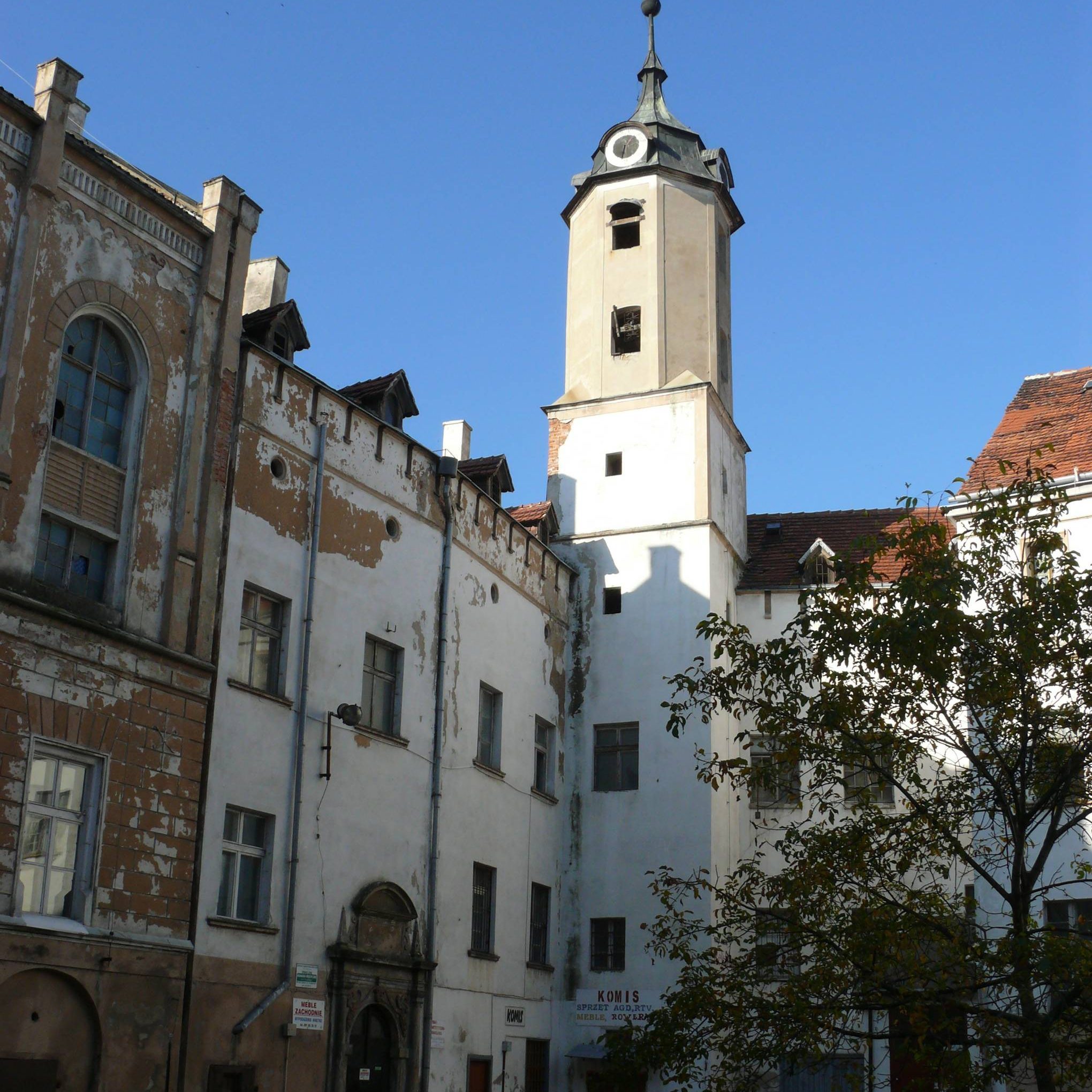 JAWOR, wieża zamku miejskiego współcześnie, 2008 r.