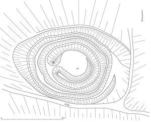 PIETRZYKÓW, plan obiektu wsch. (Boguszewicz 2010, s. 245, ryc. 201)